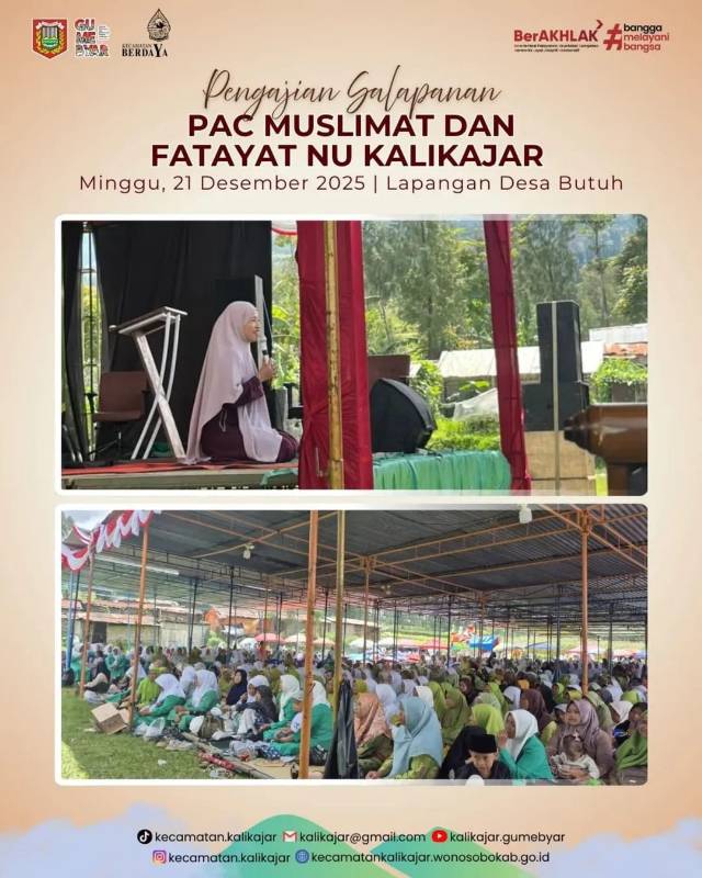PENGAJIAN SELAPANAN PAC MUSLIMAT DAN FATAYAT NU KALIKAJAR